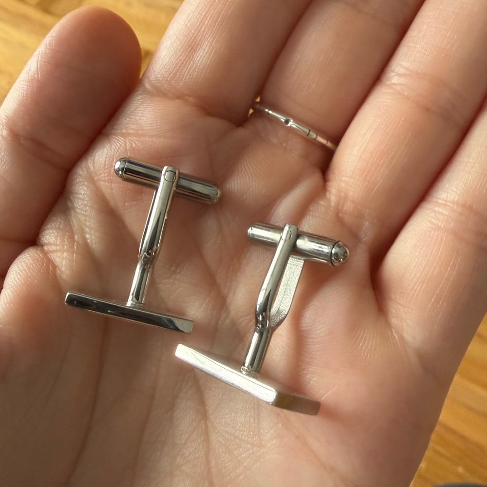 Chicago Flag Cufflinks - Picture 5 of 5